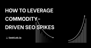 How to Leverage Commodity-Driven SEO Spikes