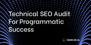Technical SEO Audit for Programmatic Success